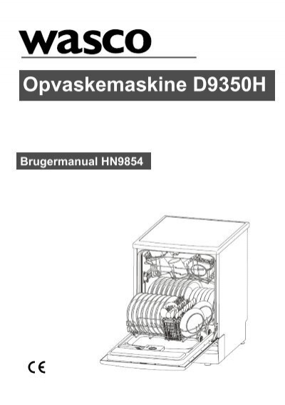 Halvkreds Andre steder Inspektør Wasco opvaskemaskine D9350H - Harald Nyborg