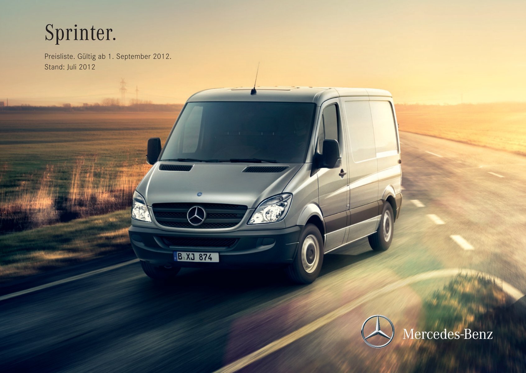 Preislisten Sprinter (PDF, 2.323 KB) - Mercedes-Benz Deutschland
