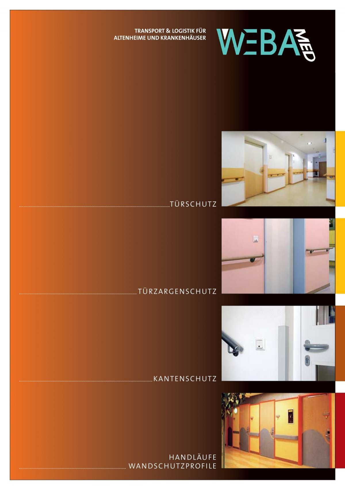 WEBAMED - Wandschutzplatten (B1), Wandschutzplatten, Wandschutz/  Eckschutz