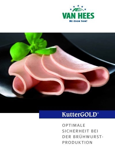 kombiniertes Kutterhilfsmittel 1 kg Van Hees Combi PR 2000 Kuttergold 