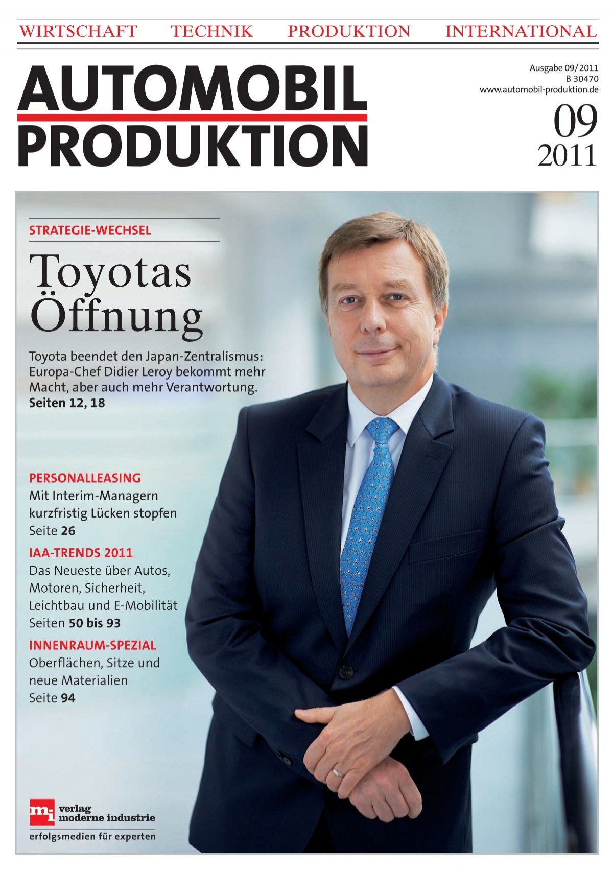 Toyotas Öffnung - Automobil Produktion