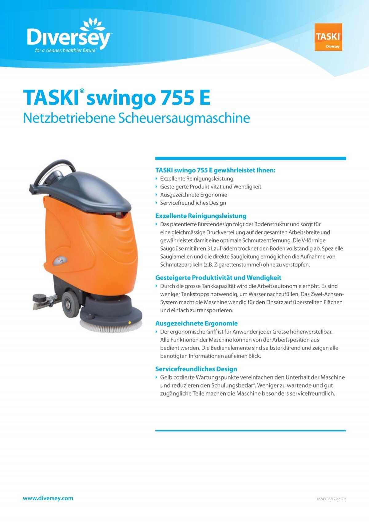 TASKI ® swingo 755 E