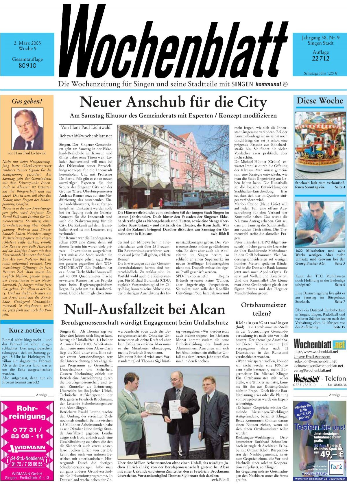 Ausgabe 09 / 2005 - Singener Wochenblatt