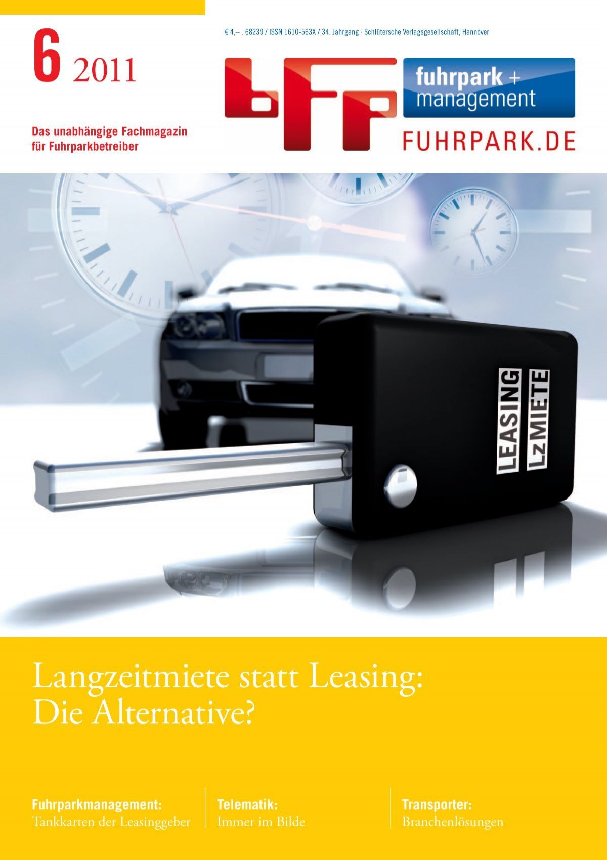 62011 Langzeitmiete statt Leasing: Die Alternative? - fuhrpark.de