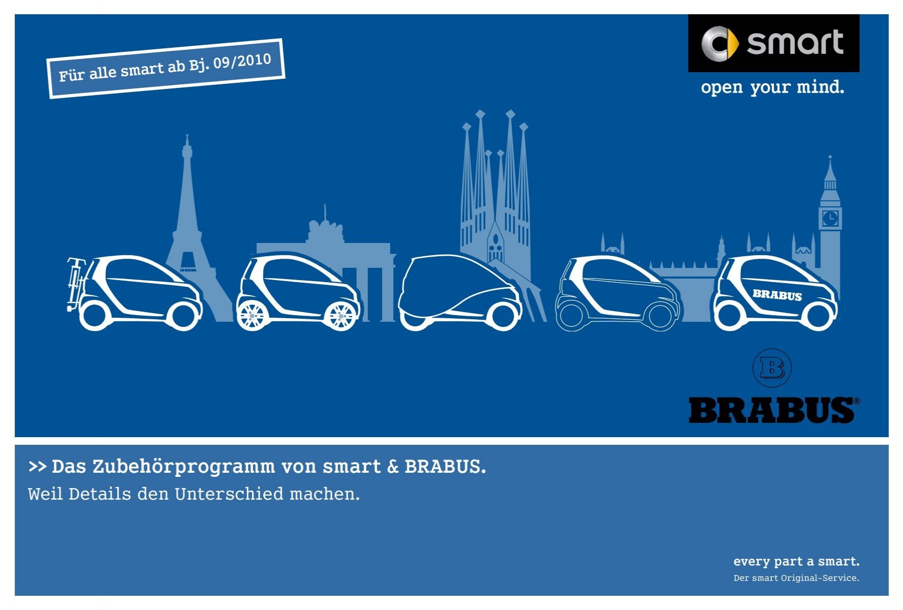 Das Zubehörprogramm von smart & BRABUS. - smart Rhein Ruhr