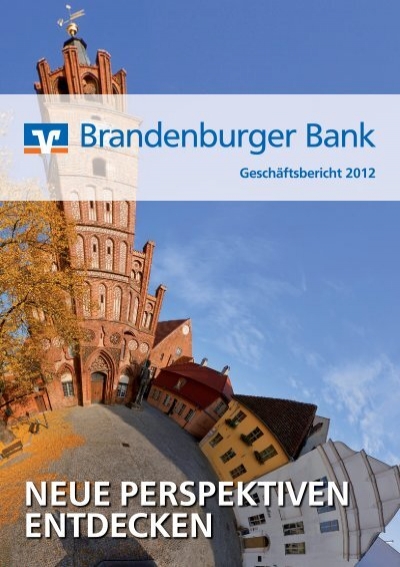 Geschaftsbericht Fur Das Jahr 2012 Brandenburger Bank