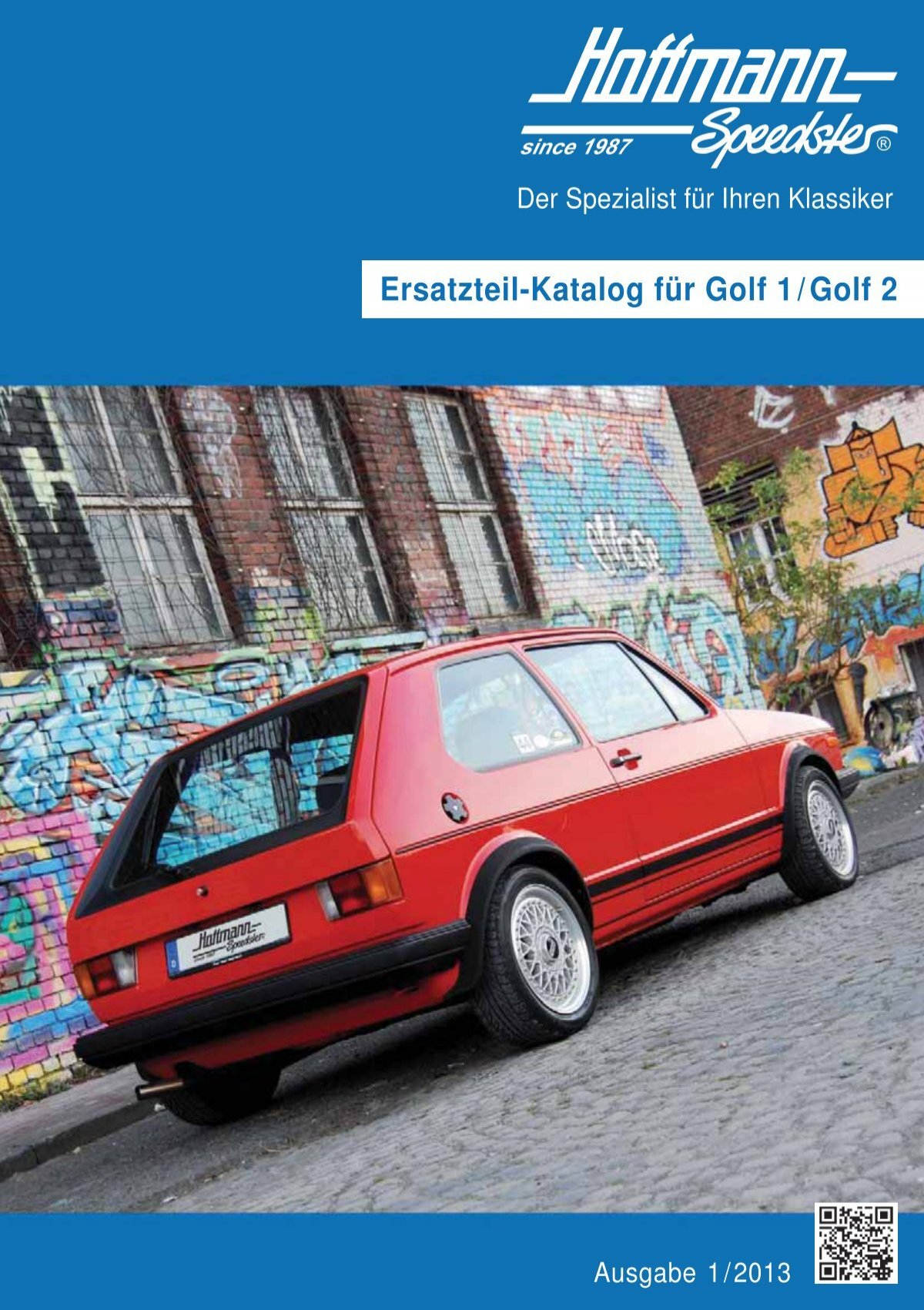 Ersatzteil-Katalog für Golf 1/Golf 2 - Hoffmann Speedster