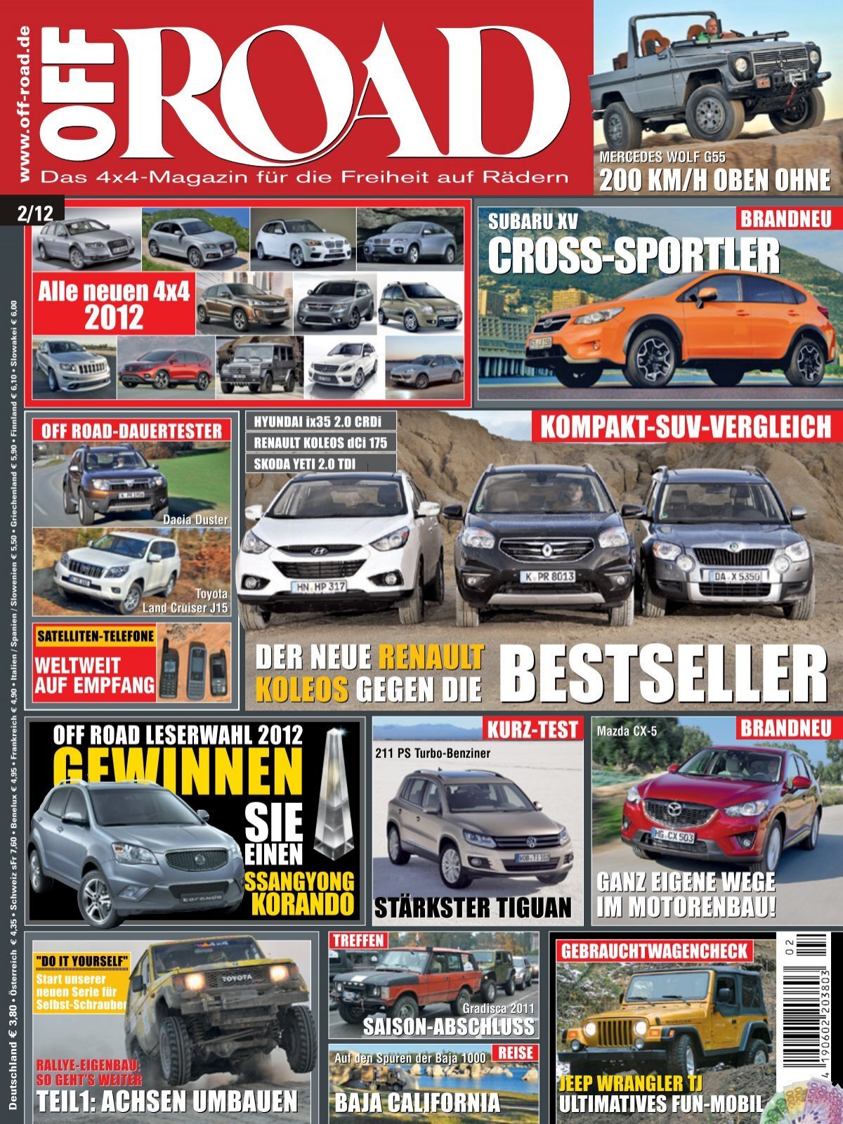 OFF ROAD Der neue Renault Koleos gegen die Bestseller (Vorschau)