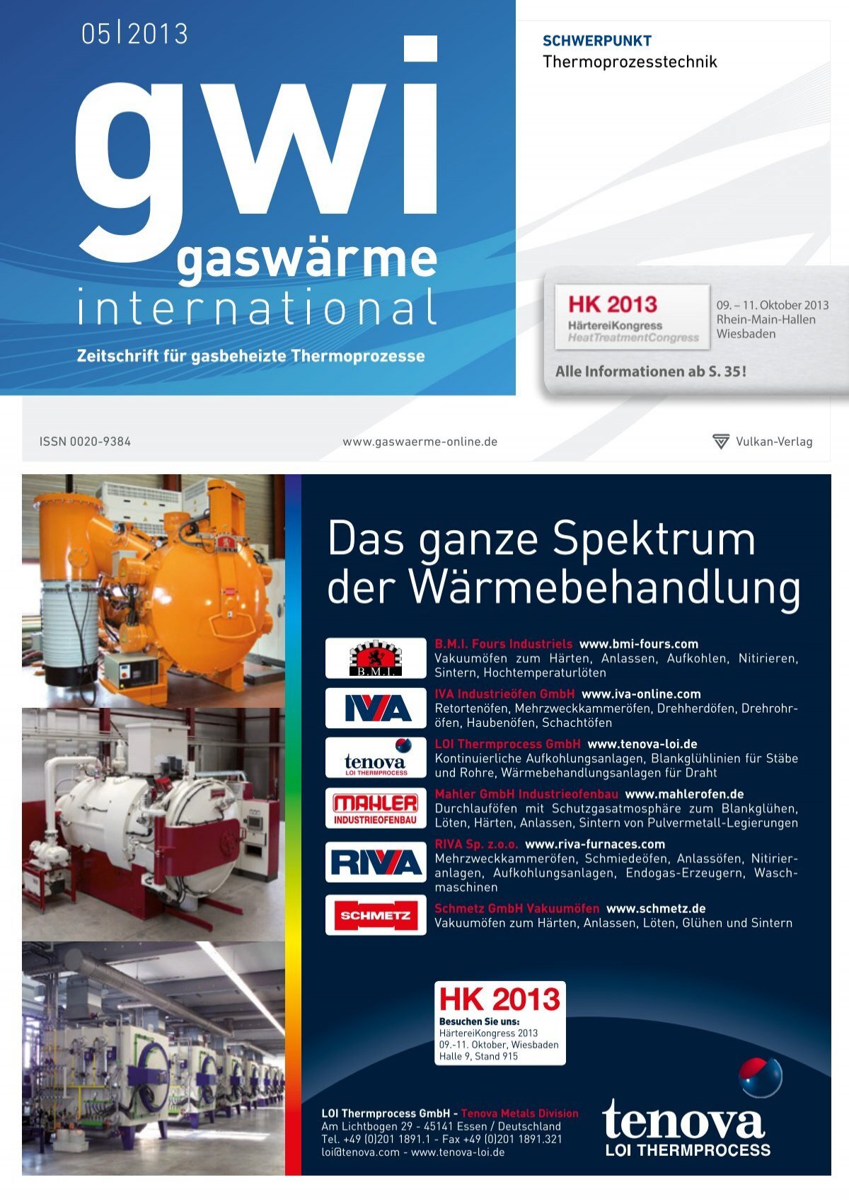 GASWÄRME International Thermoprozesstechnik (Vorschau)