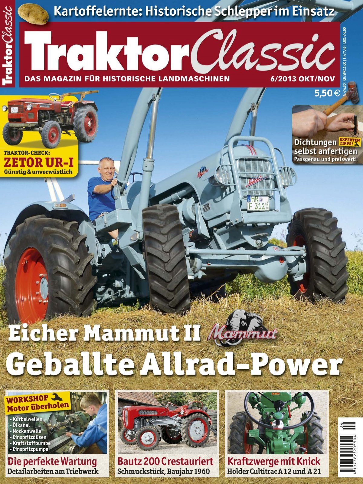 Traktor Classic Eicher Mammut II : Geballte Allrad-Power (Vorschau)