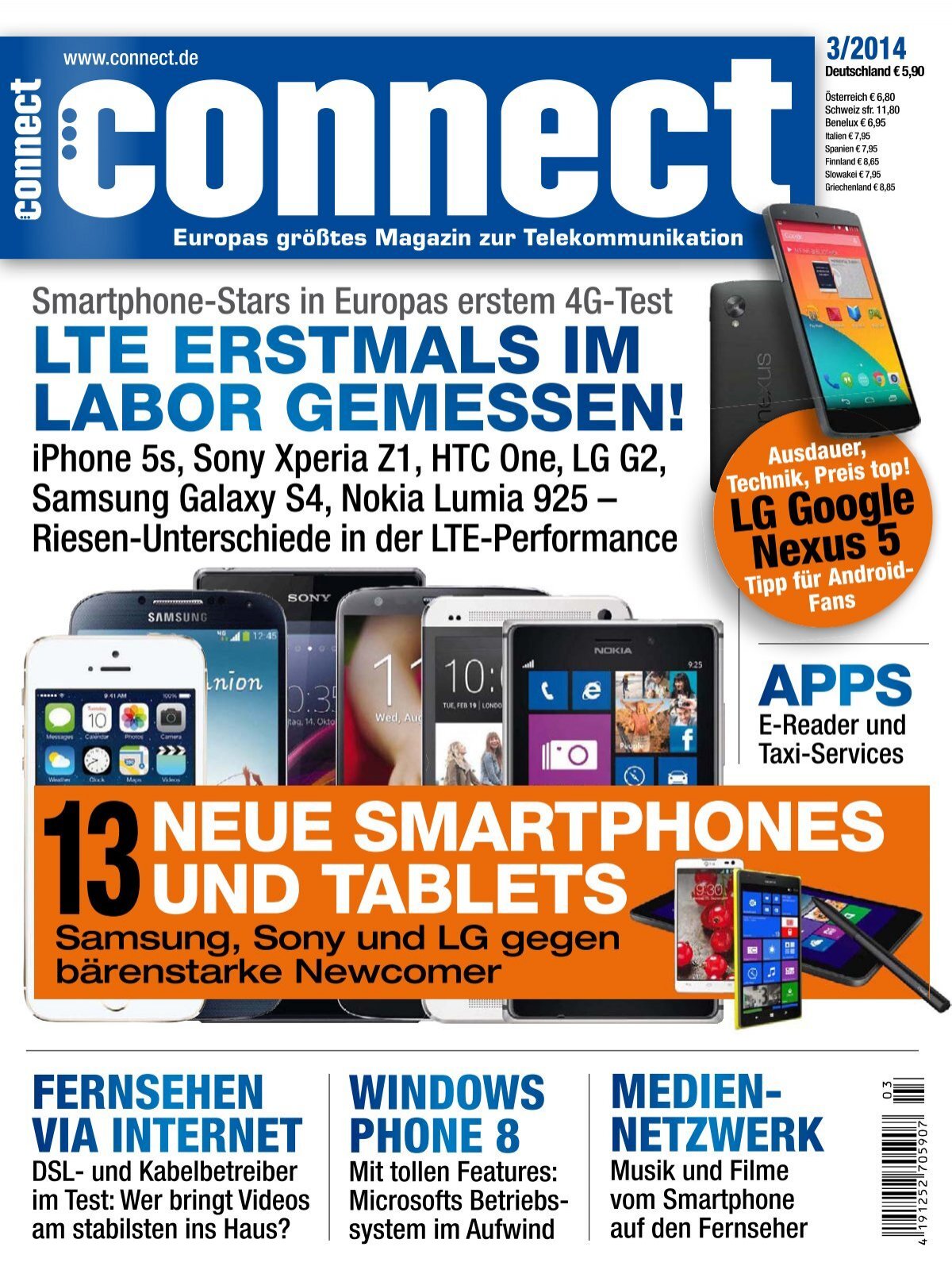 connect 13 neue Smartphones und Tablets (Vorschau)