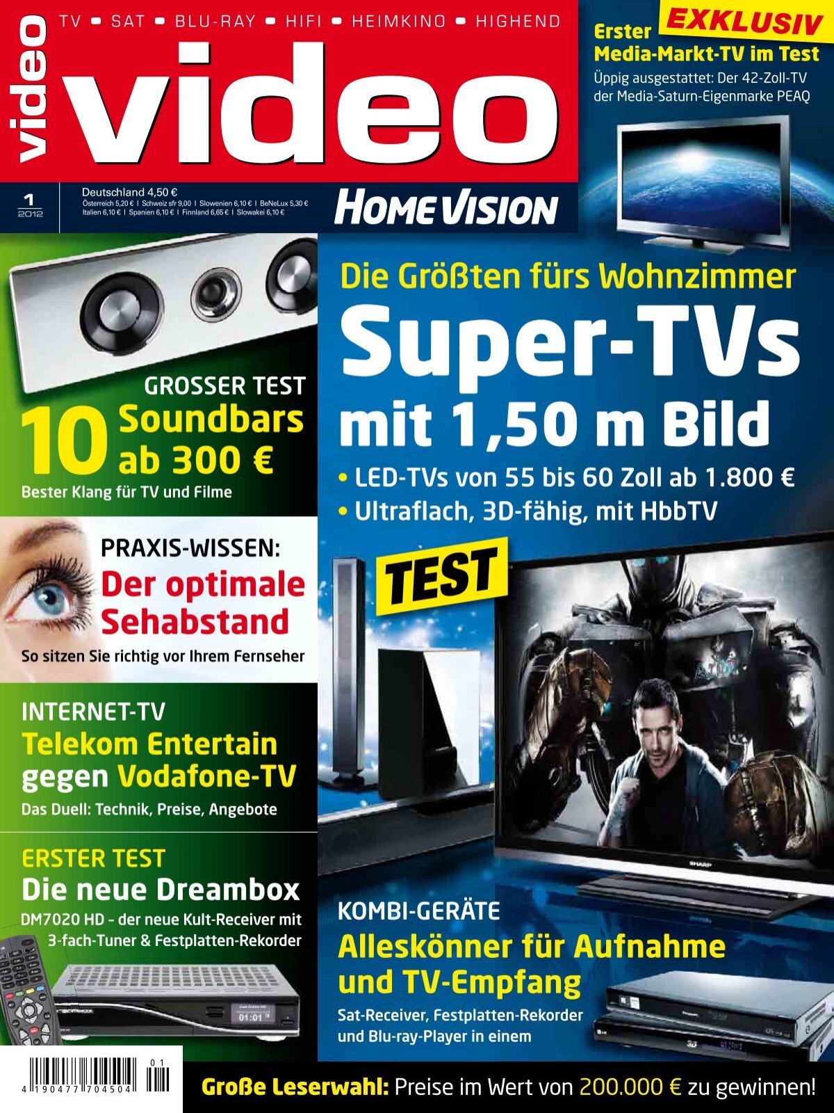 video Super-TVs mit 1,50m Bild (Vorschau)