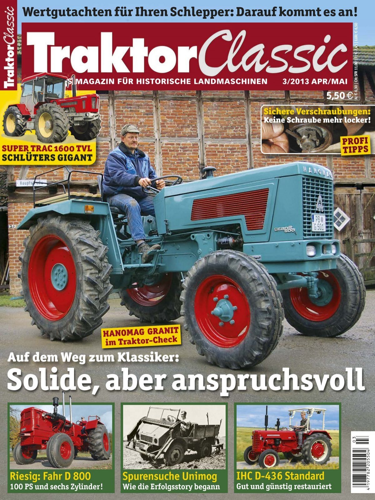Edelstahl Auspuff Traktor Holder Schlepper Bulldog