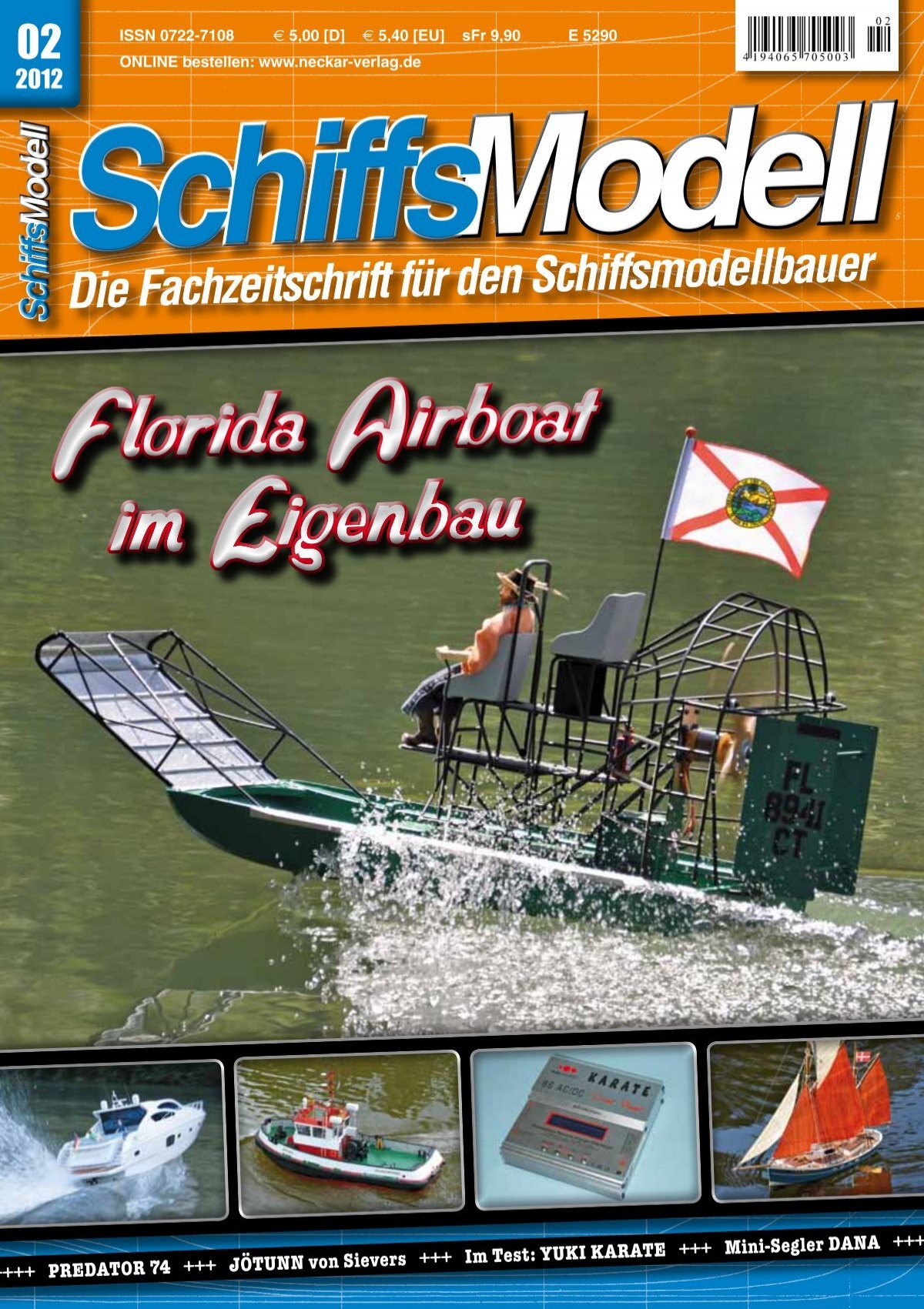SchiffsModell Florida Airboat im Eigenbau (Vorschau)
