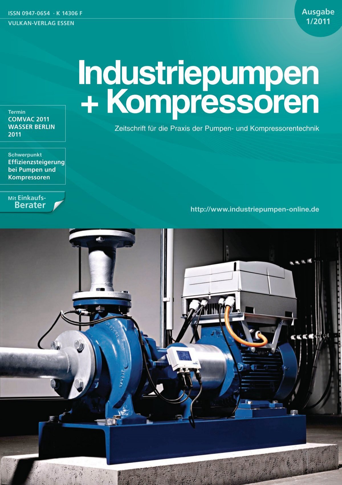 Industriepumpen + Kompressoren Effizienssteigerung bei Pumpen und