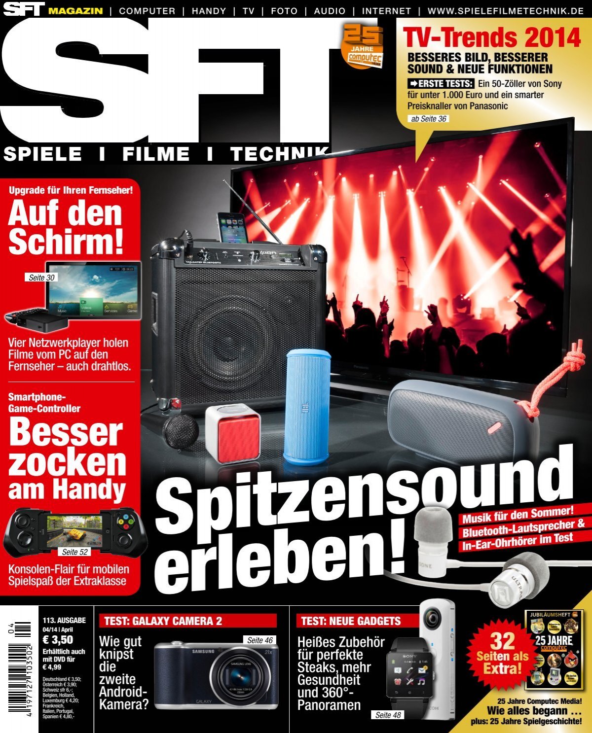 SFT – Spiele - (Vorschau) Technik Spitzensound Filme Magazin erleben