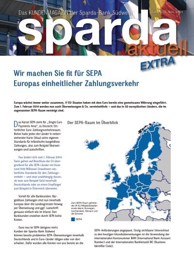 SpardaAktuell Extra SEPA - Sparda-Bank Südwest eG