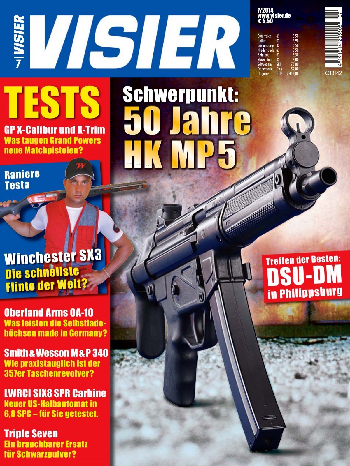VISIER: Das internationale Waffen-Magazin Schwerpunkt: 50 Jahre HK