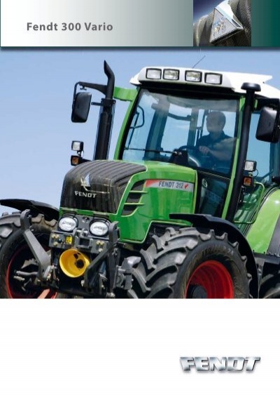 FENDT 300 VARIO Traktoren Prospekt von 01/2020 FENDT 178 