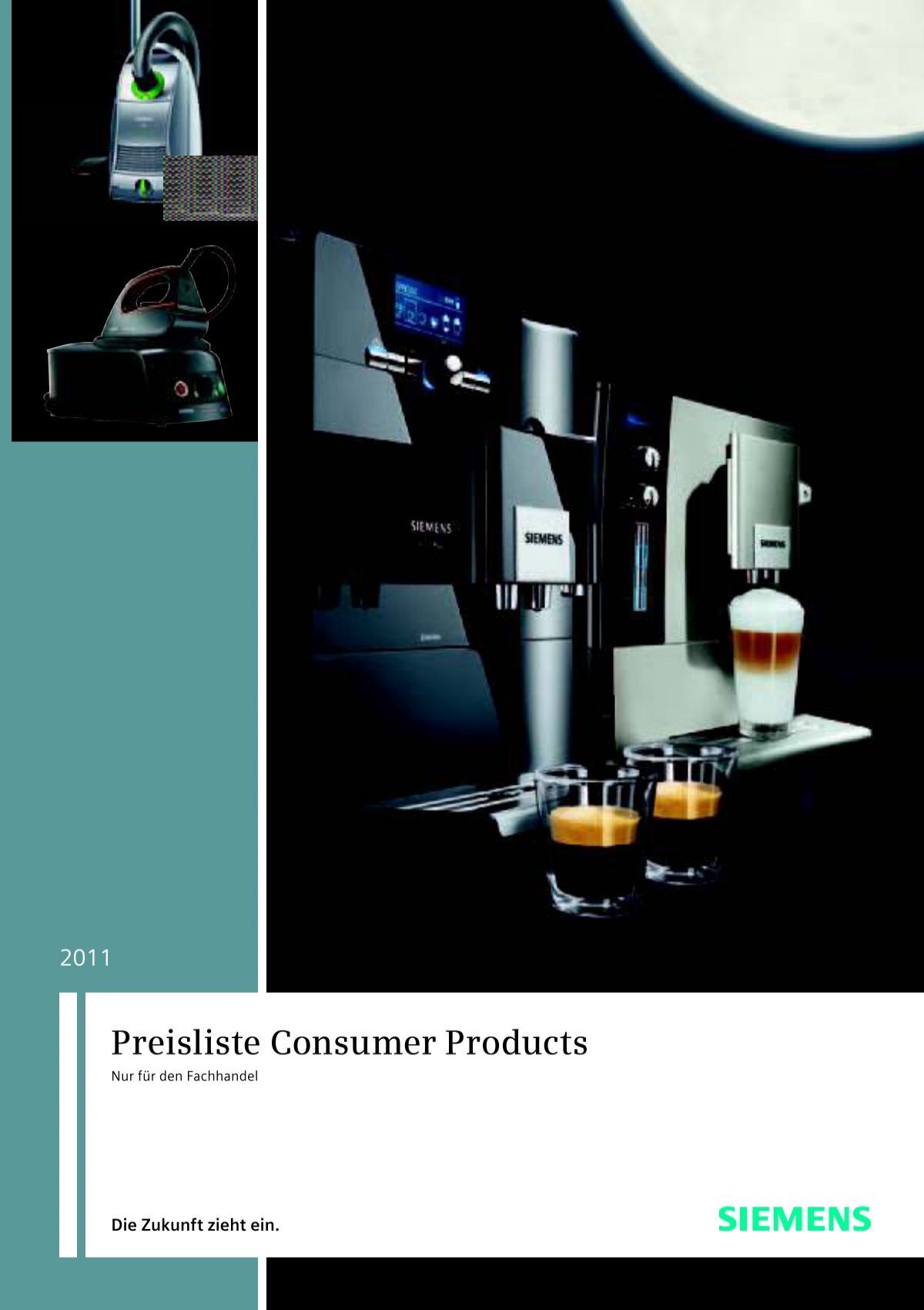 Preisliste Consumer Products - Siemens Hausgeräte