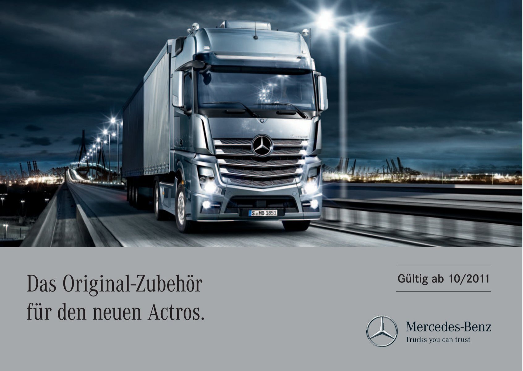 Original-Zubehör für Mercedes-Benz LKW & Fahrer