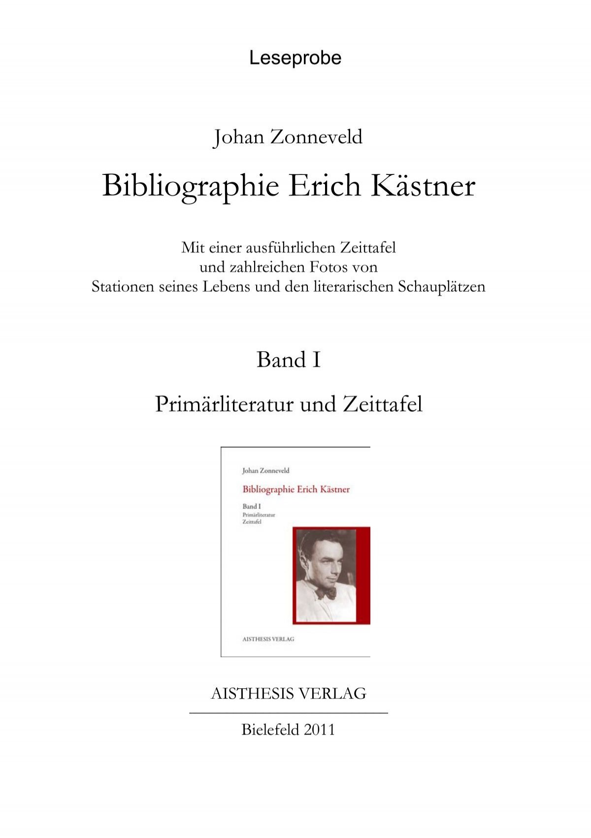 Bibliographie Erich Kastner