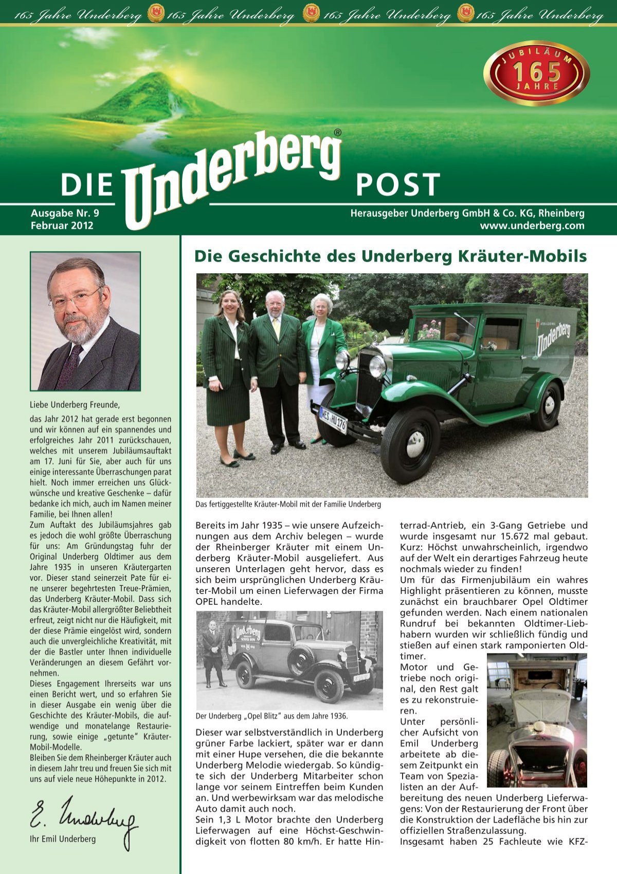 165 Jahre Underberg 165 Jahre Underberg 165 Jahre Underberg - 165 Jahre  Underberg 165 Jahre Underberg 165 Jahre Underberg