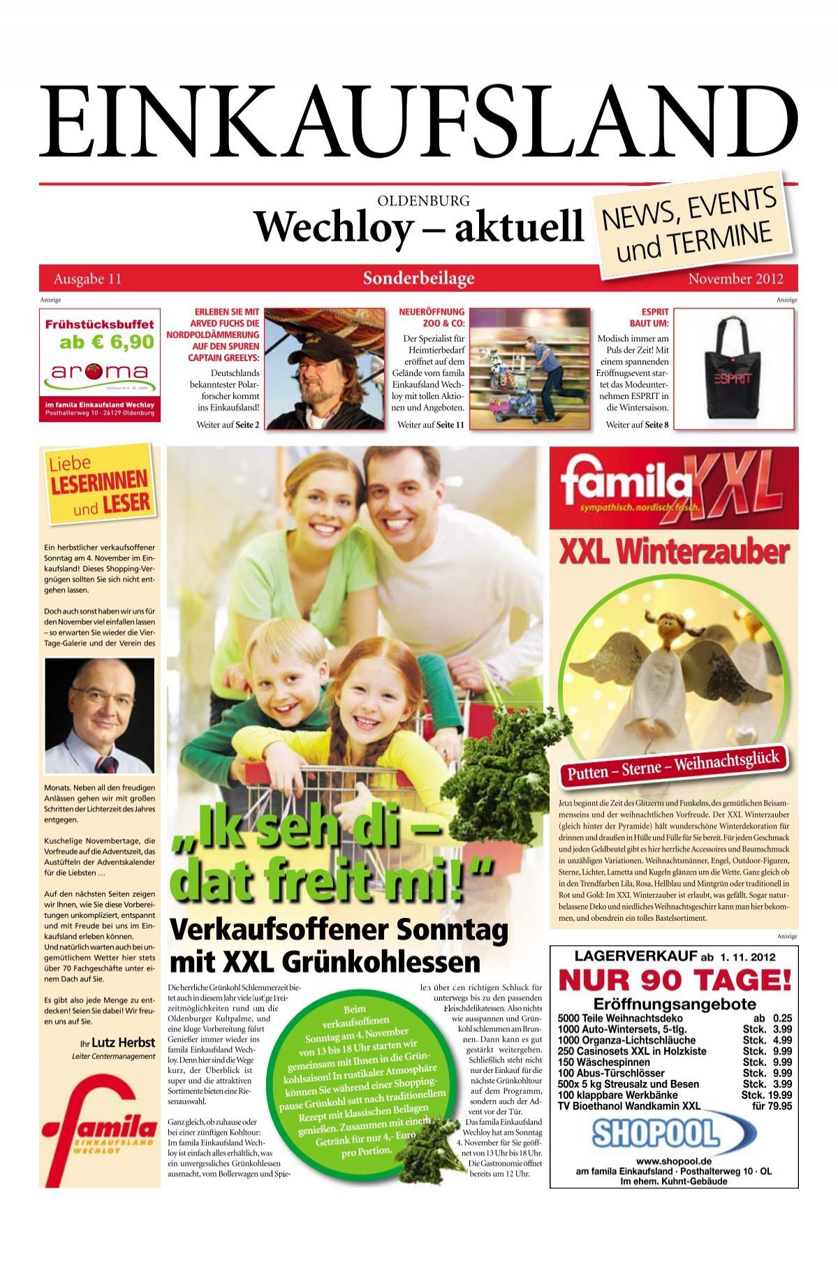 Famila wechloy verkaufsoffener sonntag | ZOO & Co ...