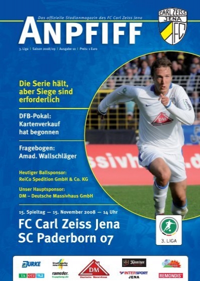 Pauli Am Wuppertaler SV Programm 2003/04 FC St