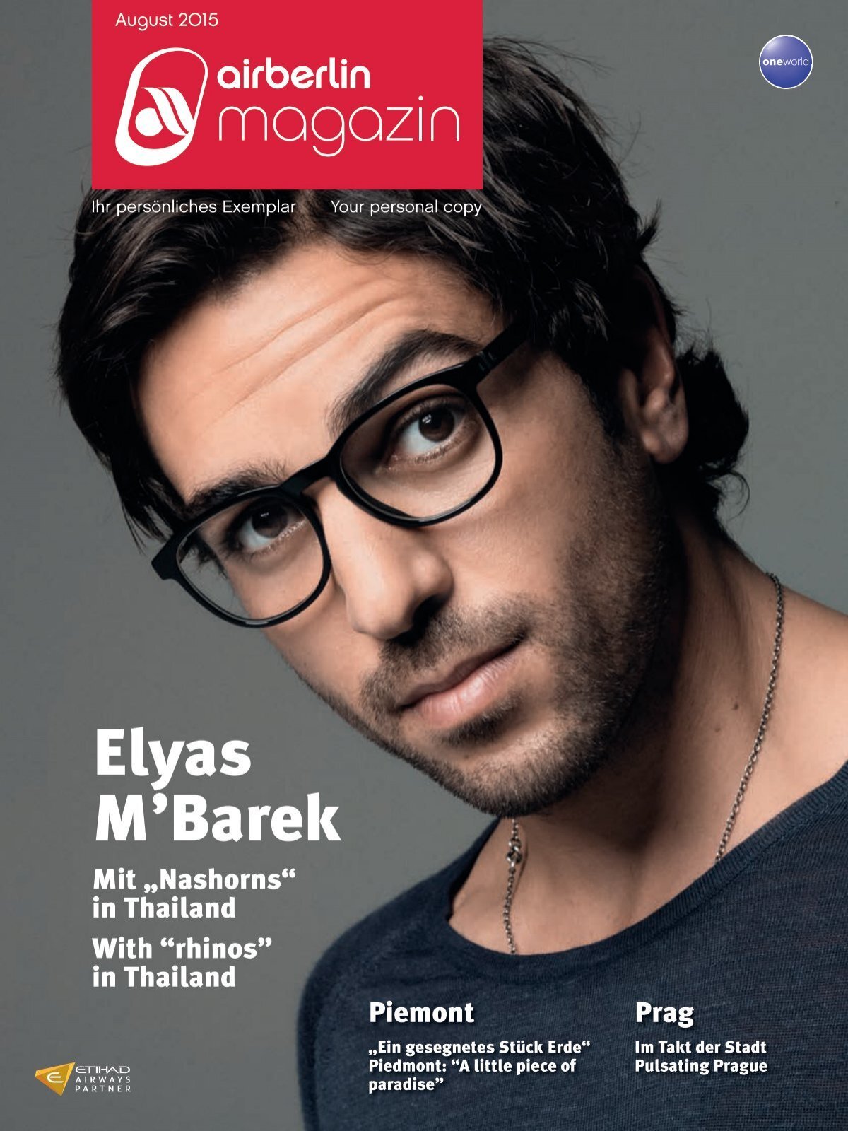 August 2015 airberlin magazin - Elyas M'Barek