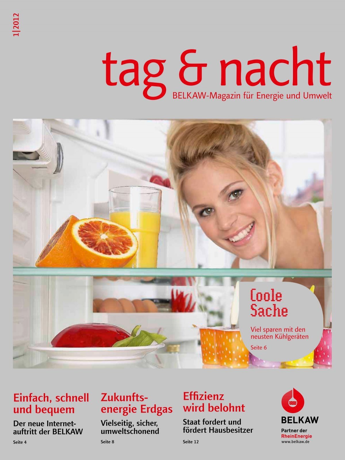 Kundenzeitschrift "tag & nacht" - BELKAW Bergische Licht-,  Kraft