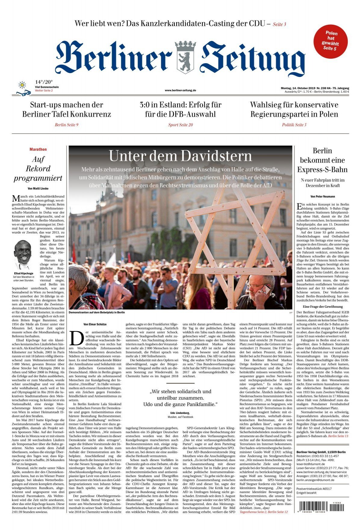 Berliner Zeitung 14102019