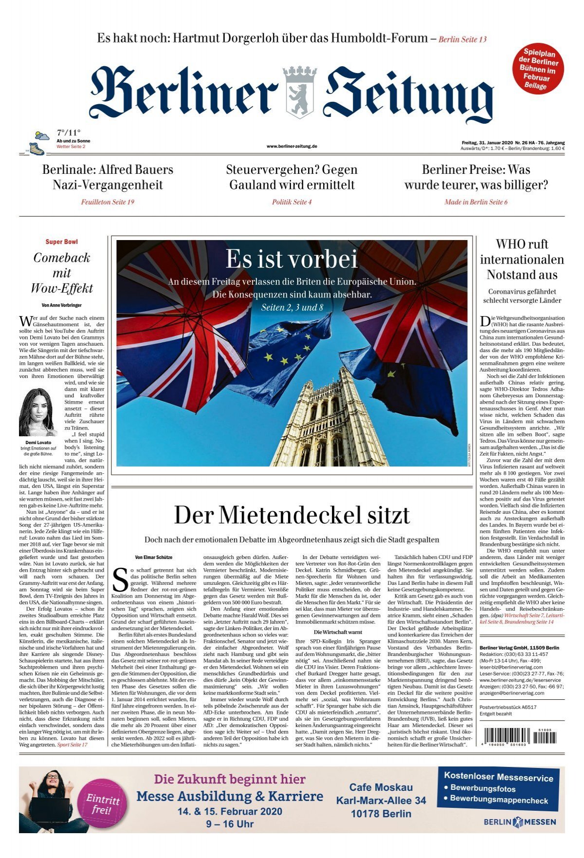 Berliner Zeitung 31.01.2020