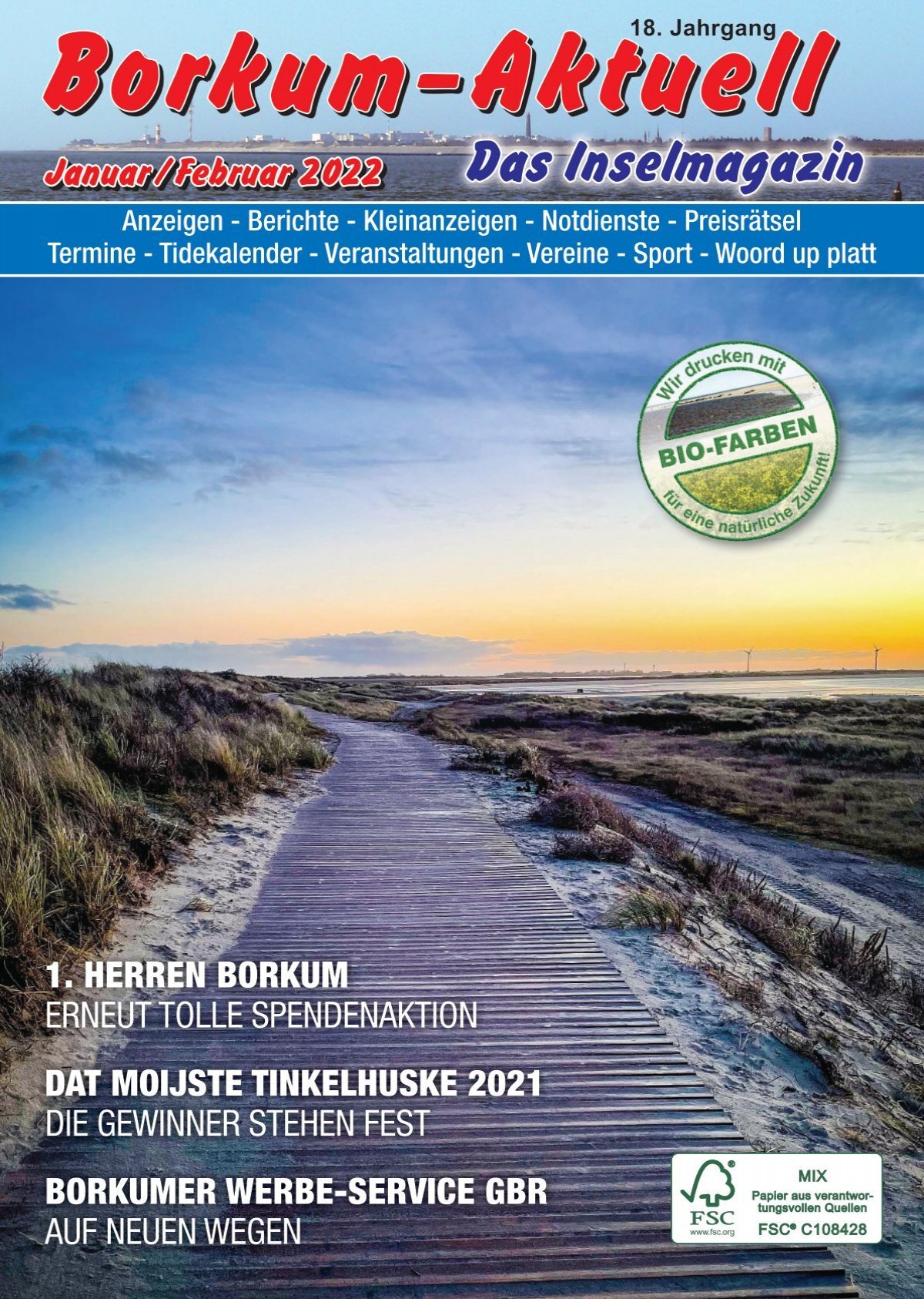 Januar/Februar 2022 Borkum-Aktuell - Das Inselmagazin