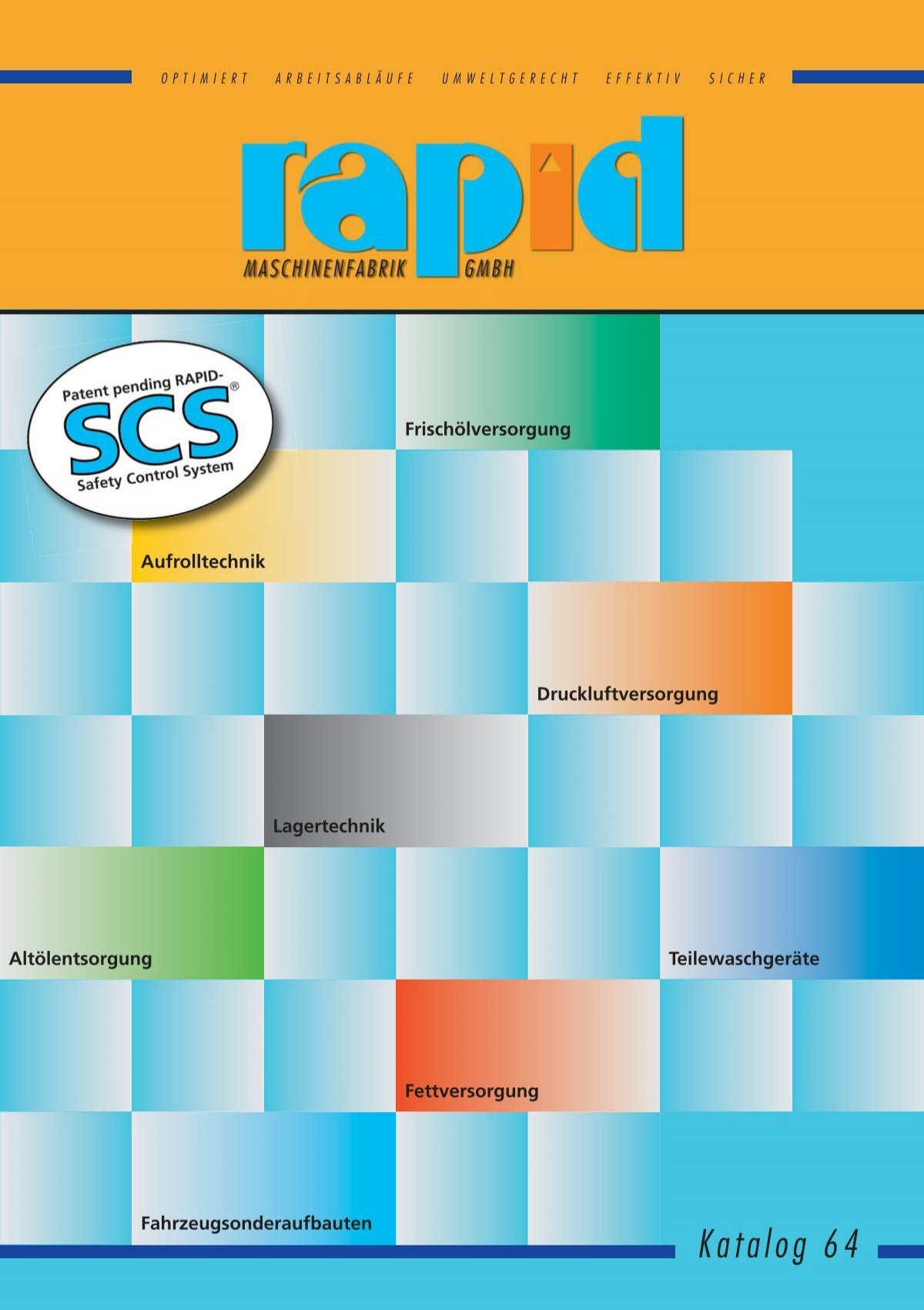 PDF-Katalog der Rapid Maschinenbau GmbH - Das Arbeitsschutz