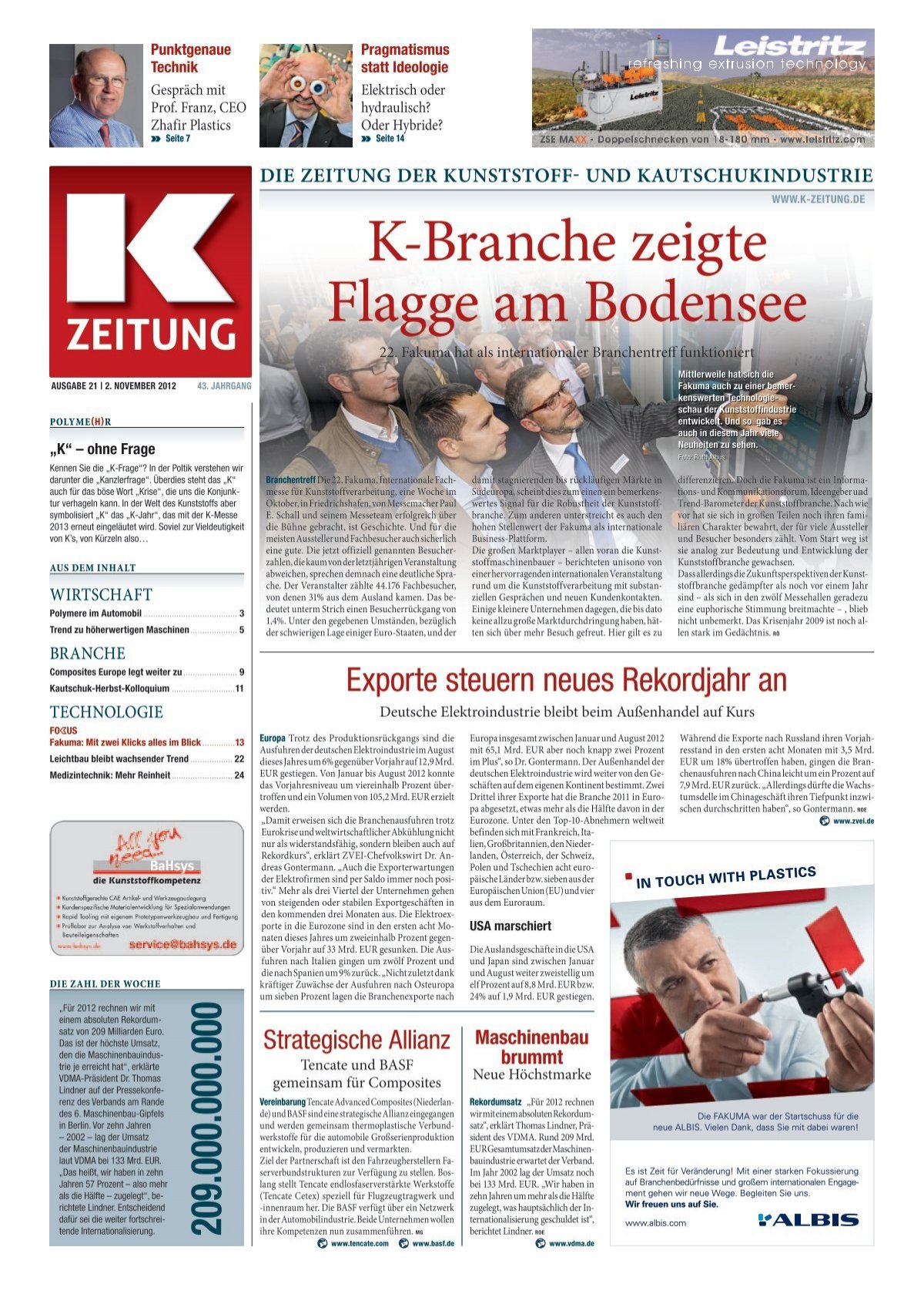 K-Branche zeigte Flagge am Bodensee - K-Zeitung