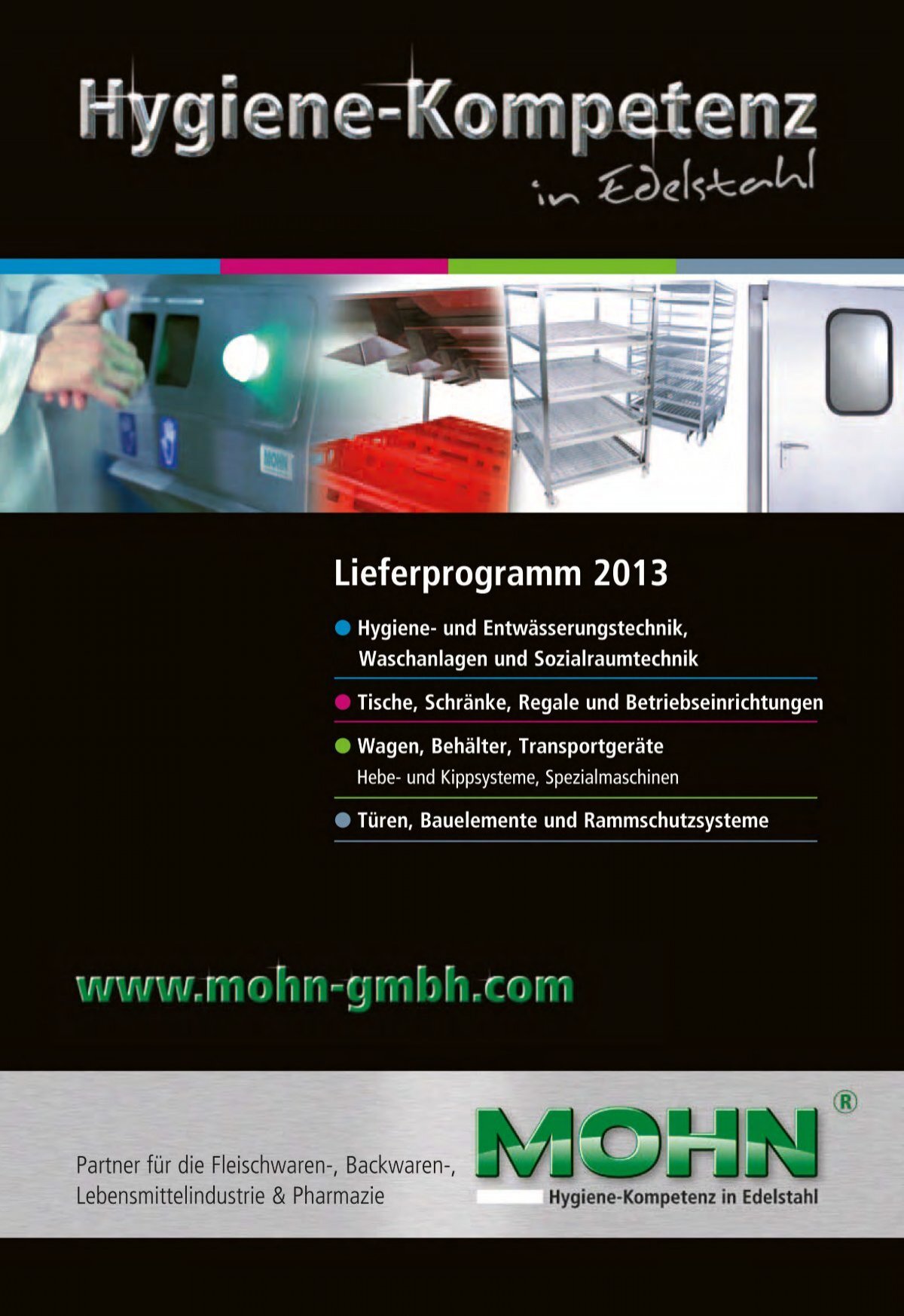 MOHN Lieferprogramm 2013 - Mohn GmbH