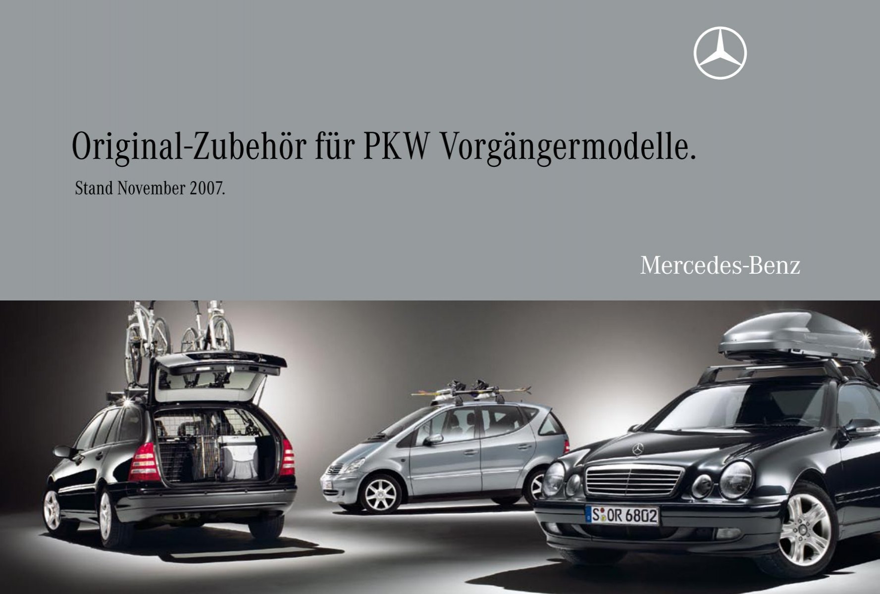 Mercedes-Benz Original-Zubehör Set Basisträger und Kleiderbügel zu