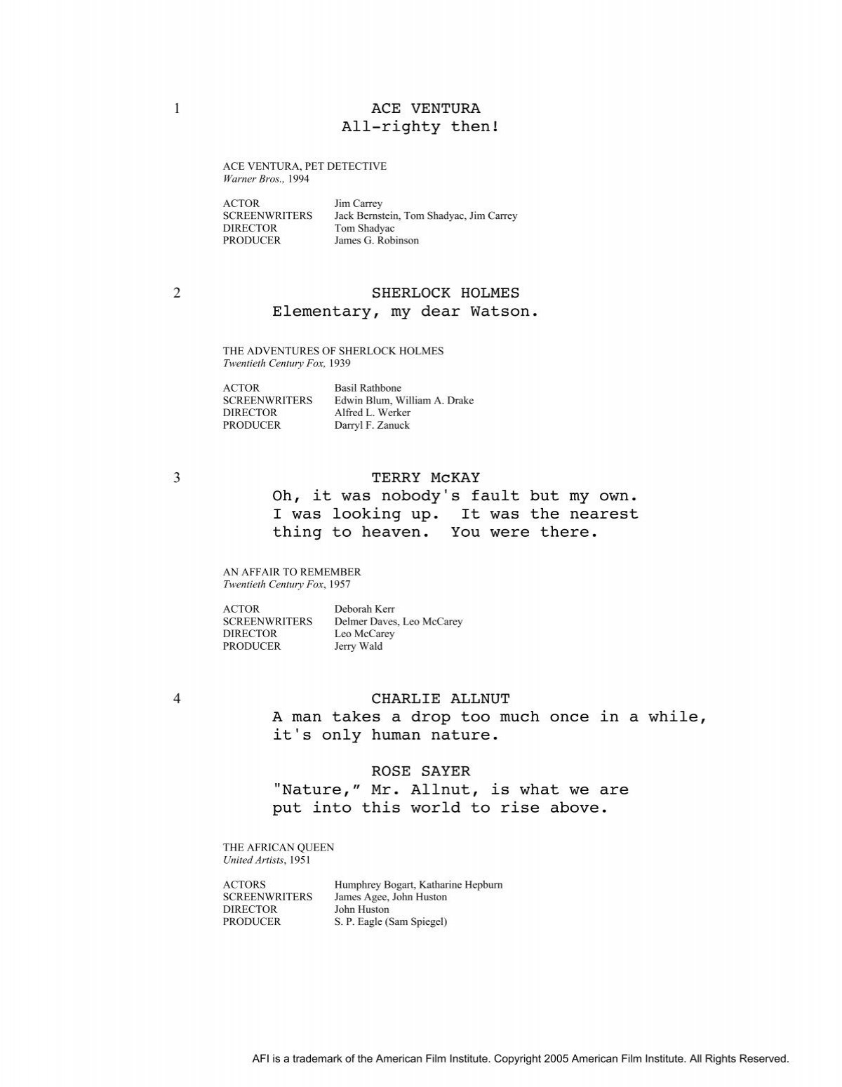 Scott Myers on X: Page One: Ace Ventura: Pet Detective (1994),  screenplay by Tom Shadyac, Jim Carrey, story by Jack Bernstein   / X