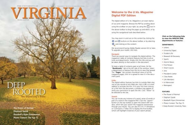 DEEP ROOTED - U.Va. Alumni Association - University of Virginia