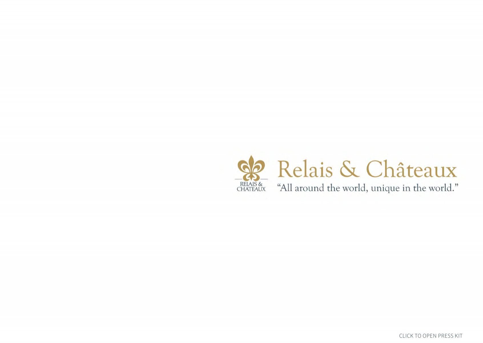 MOET & CHANDON: Relais & Châteaux partner