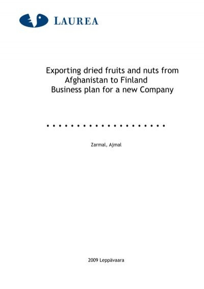Exporting Dried Fruits And Nuts From Afghanistan To Finland