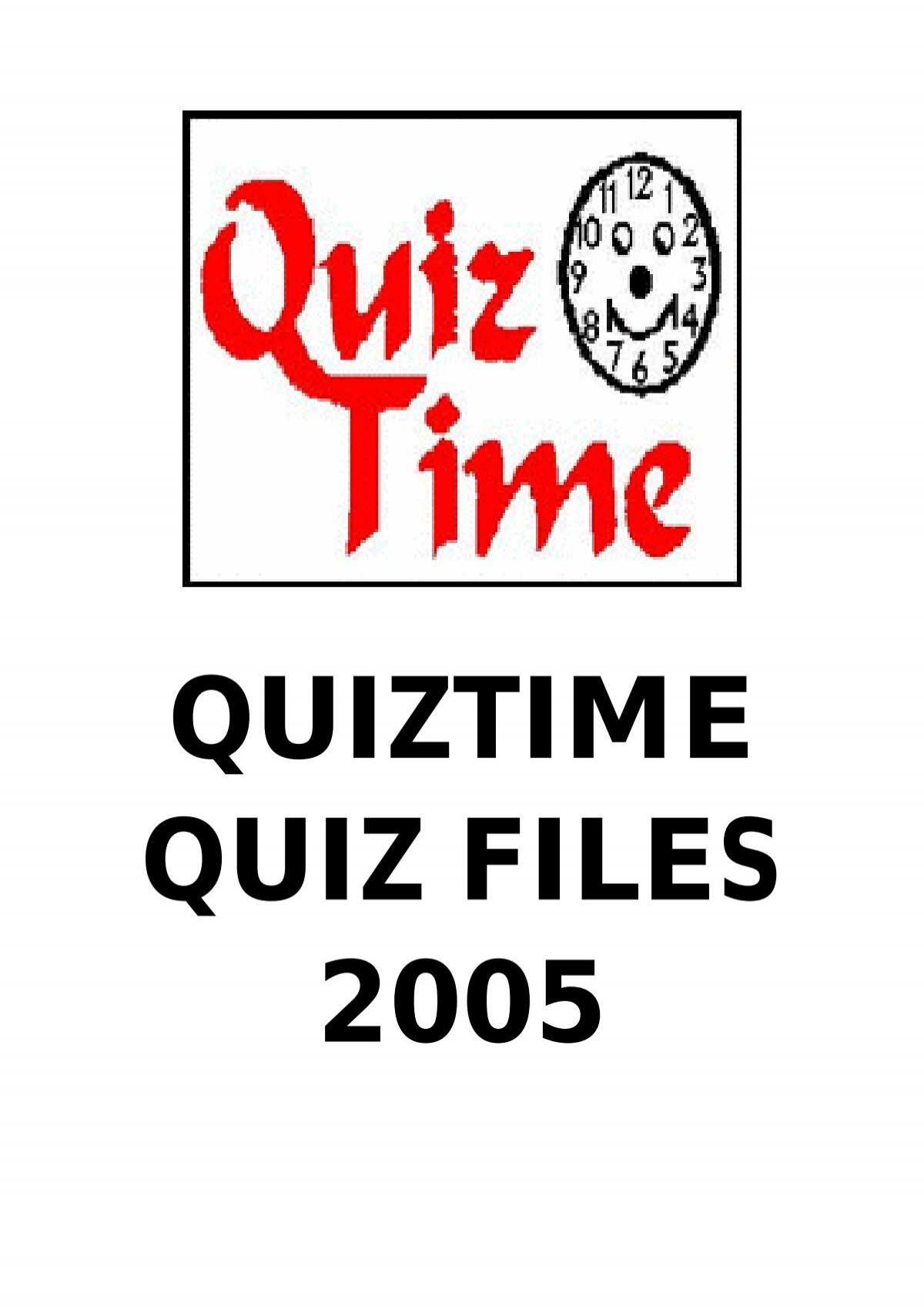 Quiztime UK - Chris's Quiztime & Quizerama