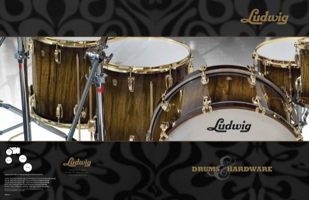DRUM WRAP-Ludwig Bowling Ball For 26”x 1/2” Hoop Inlays 