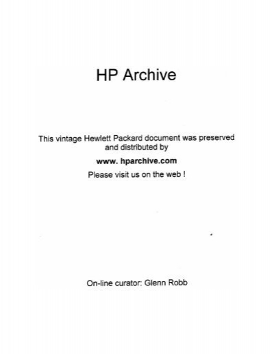 Hewlett Packard Operating & Service Manual for the 5280A Reversible Counter 