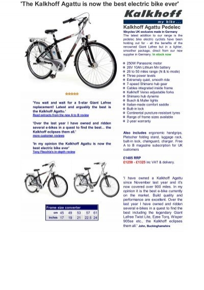 kalkhoff bikes price