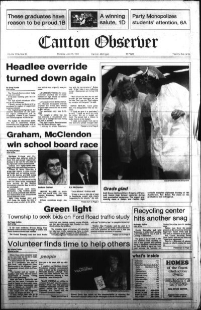 Canton Observer for June 16, 1988 - Canton Public Library