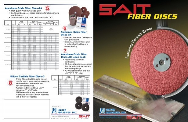 Bulk Disc United Abrasives- SAIT 52893 Fiber Disc 3A 4-1/2 x 7/8 80 Grit 100-Pack 