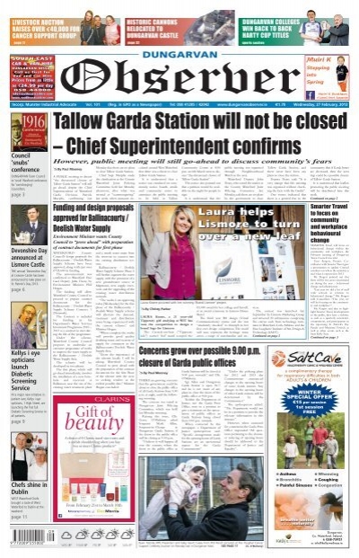 Tallow Garda Station will not be closed – Chief Superintendent