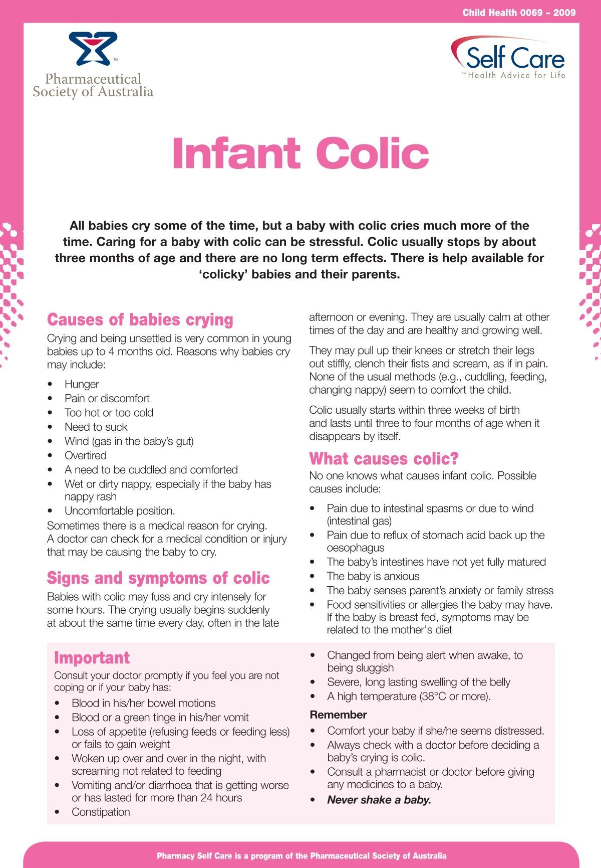 colic ends at what age